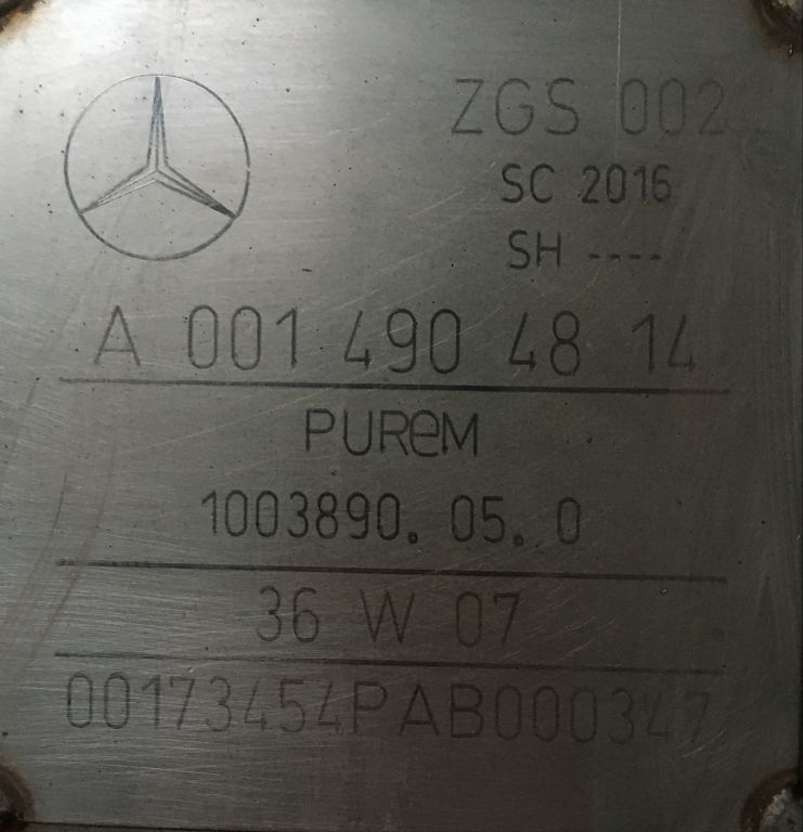 Mercedes-Benz Partikelfilter Mercedes Citaro A0014904814 Endschalldämpfer KAT ZG - Phụ tùng cho Xe bus: hình 2 Mercedes-Benz Partikelfilter Mercedes Citaro A0014904814 Endschalldämpfer KAT ZG - Phụ tùng cho Xe bus: hình 2