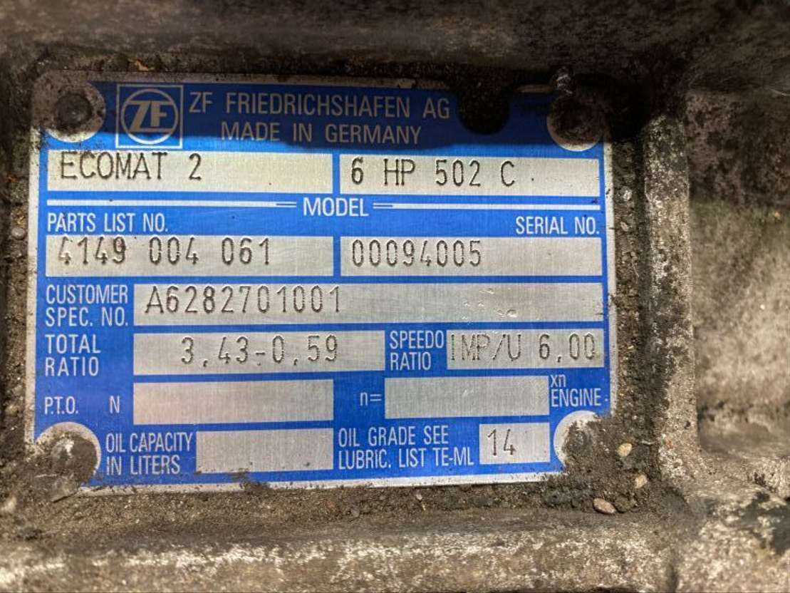 ZF Getriebe ZF 6HP 502C 5HP502C 4149004061 Mercedes Citaro Ecomat 2 - Hộp số cho Xe bus: hình 2 ZF Getriebe ZF 6HP 502C 5HP502C 4149004061 Mercedes Citaro Ecomat 2 - Hộp số cho Xe bus: hình 2