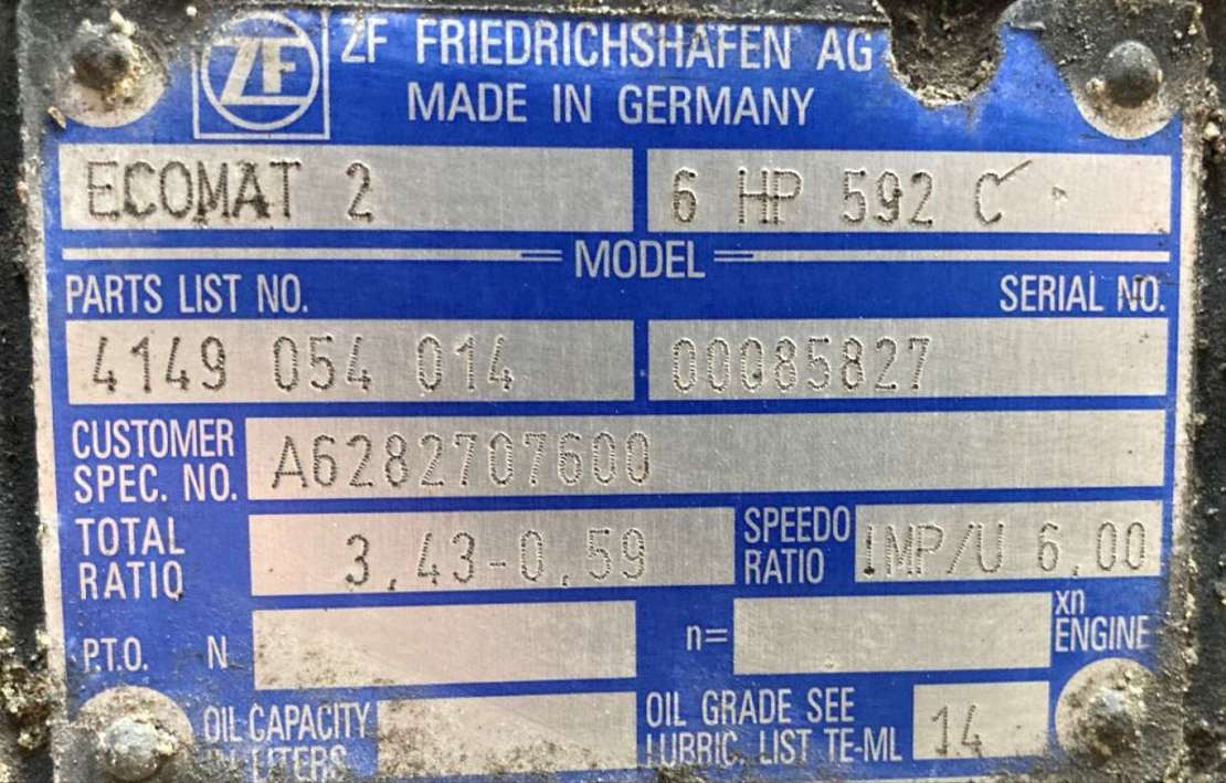 ZF Getriebe ZF 6HP 592C 6HP592C 4149054014 Mercedes Citaro Ecomat 2 - Hộp số cho Xe bus: hình 2 ZF Getriebe ZF 6HP 592C 6HP592C 4149054014 Mercedes Citaro Ecomat 2 - Hộp số cho Xe bus: hình 2