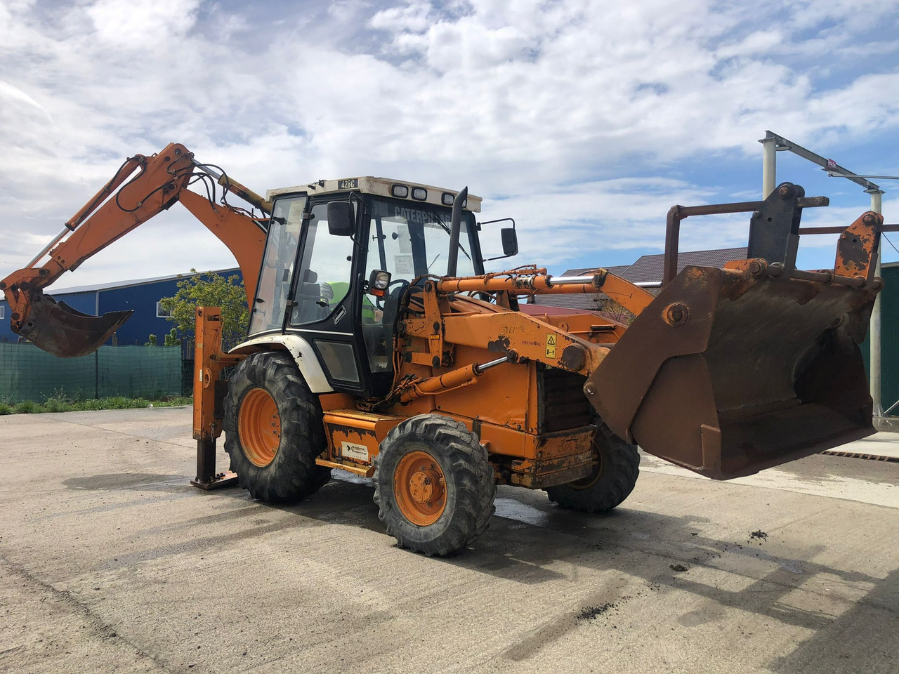 CATERPILLAR 428 C TERRACING EQUIPMENT BULLDOEXCAVATOR - Máy xúc trước múc sau: hình 4 CATERPILLAR 428 C TERRACING EQUIPMENT BULLDOEXCAVATOR - Máy xúc trước múc sau: hình 4