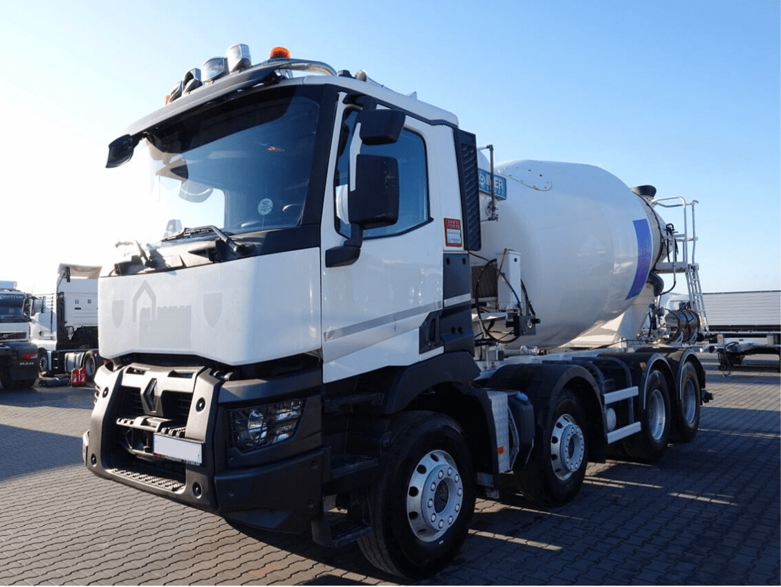 Renault C 430 8×4 Beton Mixer 9m3, TOP !!! - Xe trộn bê tông: hình 1 Renault C 430 8×4 Beton Mixer 9m3, TOP !!! - Xe trộn bê tông: hình 1
