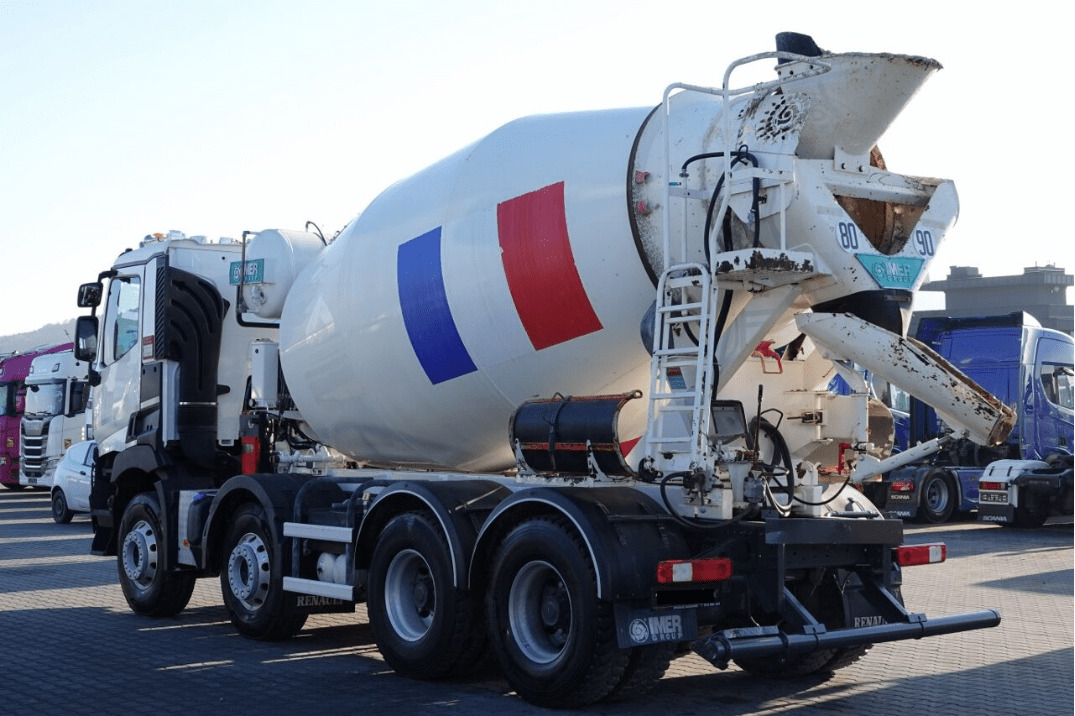 Renault C 430 8×4 Beton Mixer 9m3, TOP !!! - Xe trộn bê tông: hình 2 Renault C 430 8×4 Beton Mixer 9m3, TOP !!! - Xe trộn bê tông: hình 2