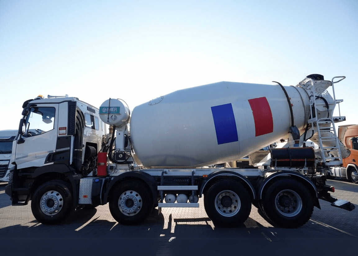 Renault C 430 8×4 Beton Mixer 9m3, TOP !!! - Xe trộn bê tông: hình 4 Renault C 430 8×4 Beton Mixer 9m3, TOP !!! - Xe trộn bê tông: hình 4