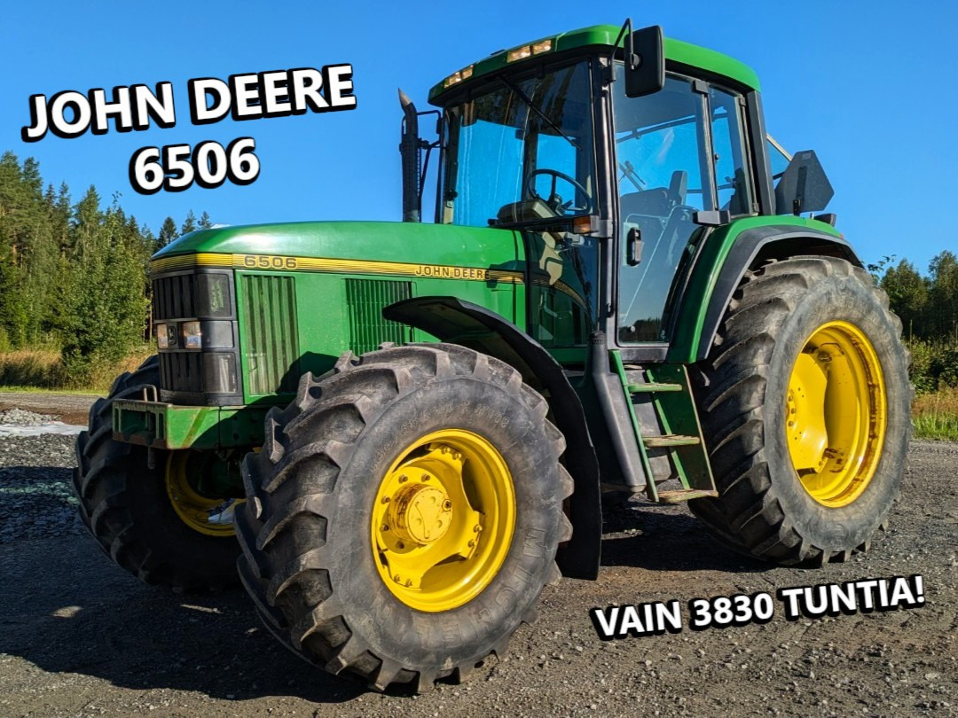 JOHN DEERE 6506, 3800h ajettu, upeakuntoinen kone, katso video! - Máy cày: hình 1 JOHN DEERE 6506, 3800h ajettu, upeakuntoinen kone, katso video! - Máy cày: hình 1