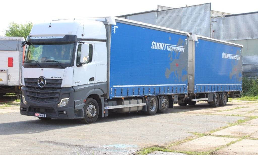 Mercedes-Benz Actros 2542 NAVIGACE + PANAV TVK 18 M (8,20m x 2,4 - Xe tải thùng mui bạt, Rơ moóc mui bạt: hình 3 Mercedes-Benz Actros 2542 NAVIGACE + PANAV TVK 18 M (8,20m x 2,4 - Xe tải thùng mui bạt, Rơ moóc mui bạt: hình 3