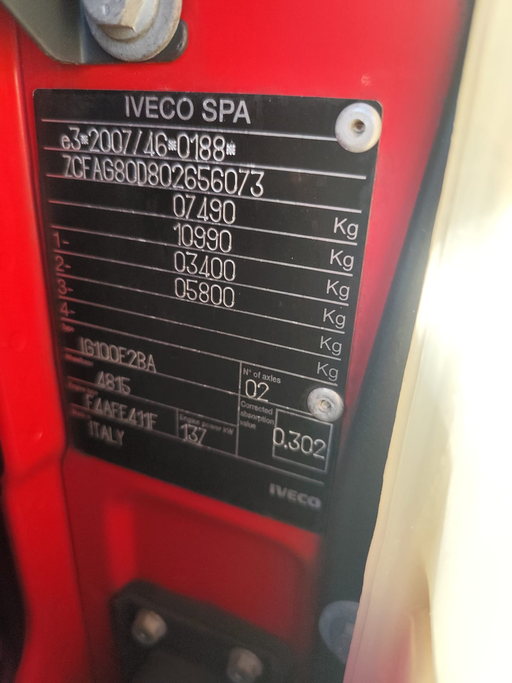 IVECO EUROCARGO 80-190 - Xe cẩu tự hành, Xe ben: hình 3 IVECO EUROCARGO 80-190 - Xe cẩu tự hành, Xe ben: hình 3