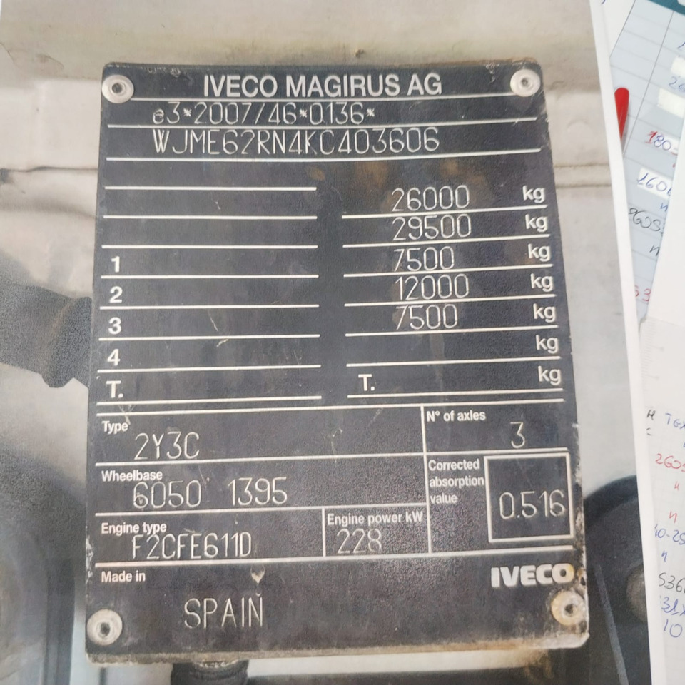 IVECO STRALIS AD 260S31 Y/P - Xe tải khung gầm: hình 3 IVECO STRALIS AD 260S31 Y/P - Xe tải khung gầm: hình 3