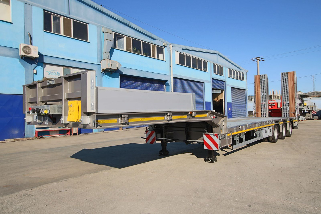 Sơ mi rơ moóc thùng thấp để vận chuyển máy móc nặng mới YALCIN 3 ESSIEUX SURBAISSE EXTENSIBLE TABLE ELEVATRICE: hình 14