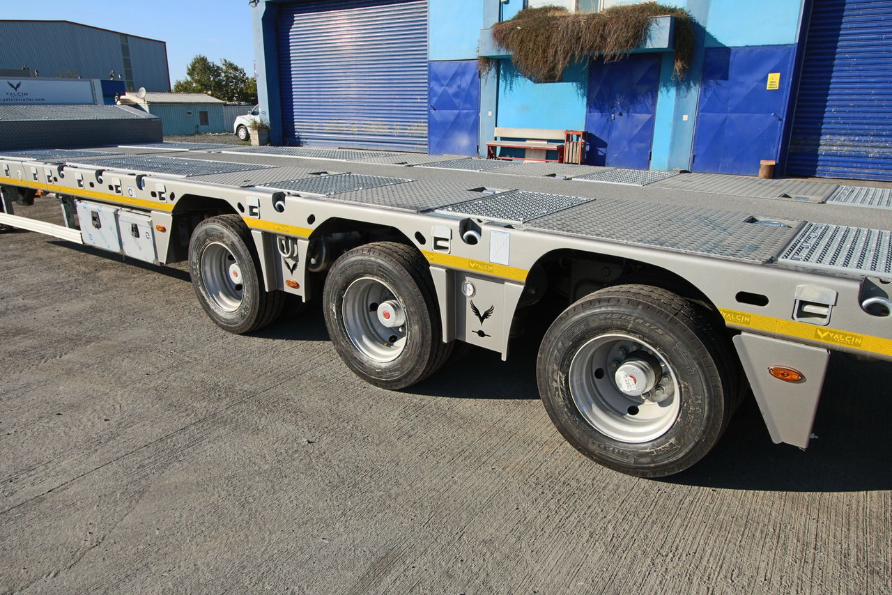 Sơ mi rơ moóc thùng thấp để vận chuyển máy móc nặng mới YALCIN 3 ESSIEUX SURBAISSE EXTENSIBLE TABLE ELEVATRICE: hình 19