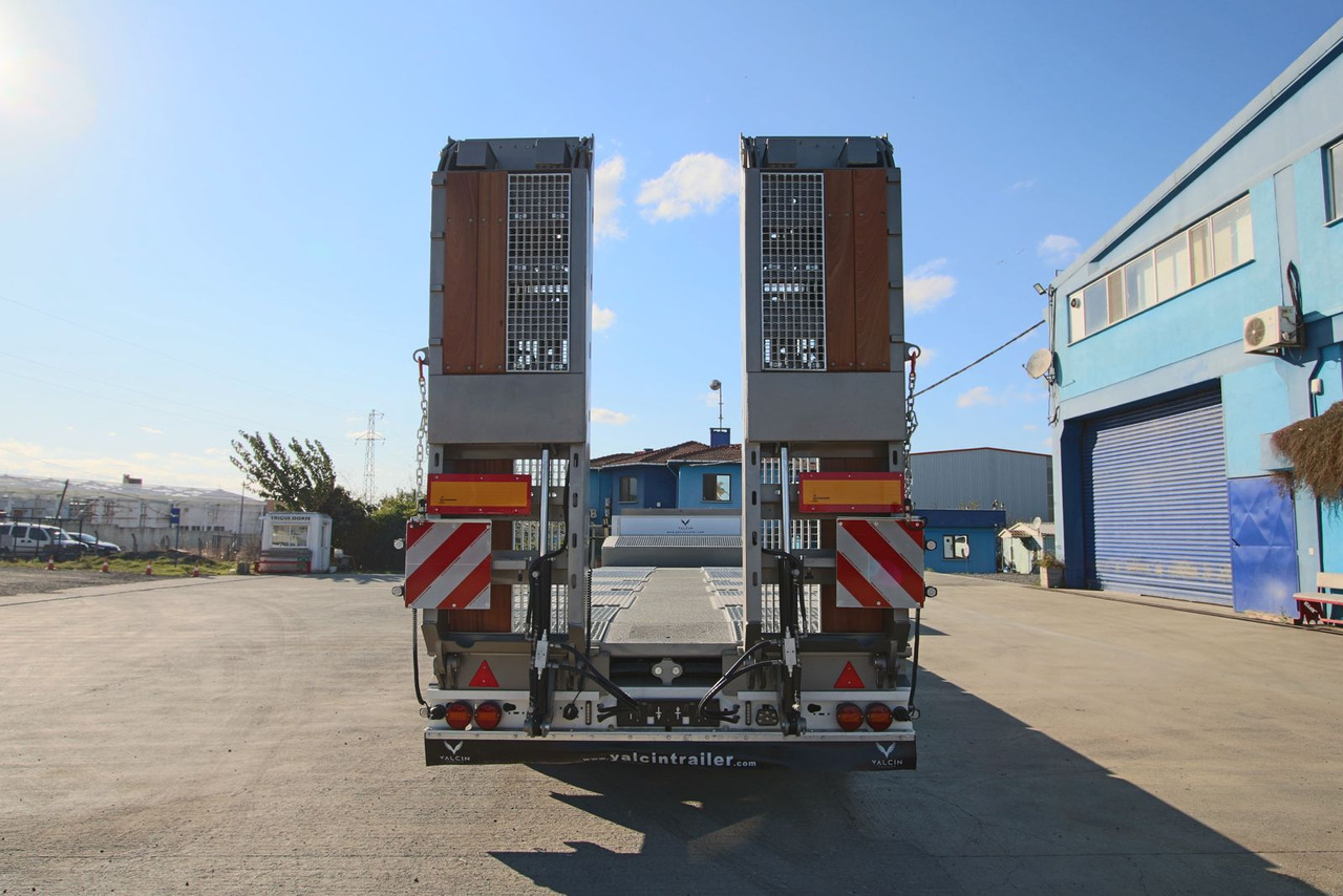 Sơ mi rơ moóc thùng thấp để vận chuyển máy móc nặng mới YALCIN 3 ESSIEUX SURBAISSE EXTENSIBLE TABLE ELEVATRICE: hình 6