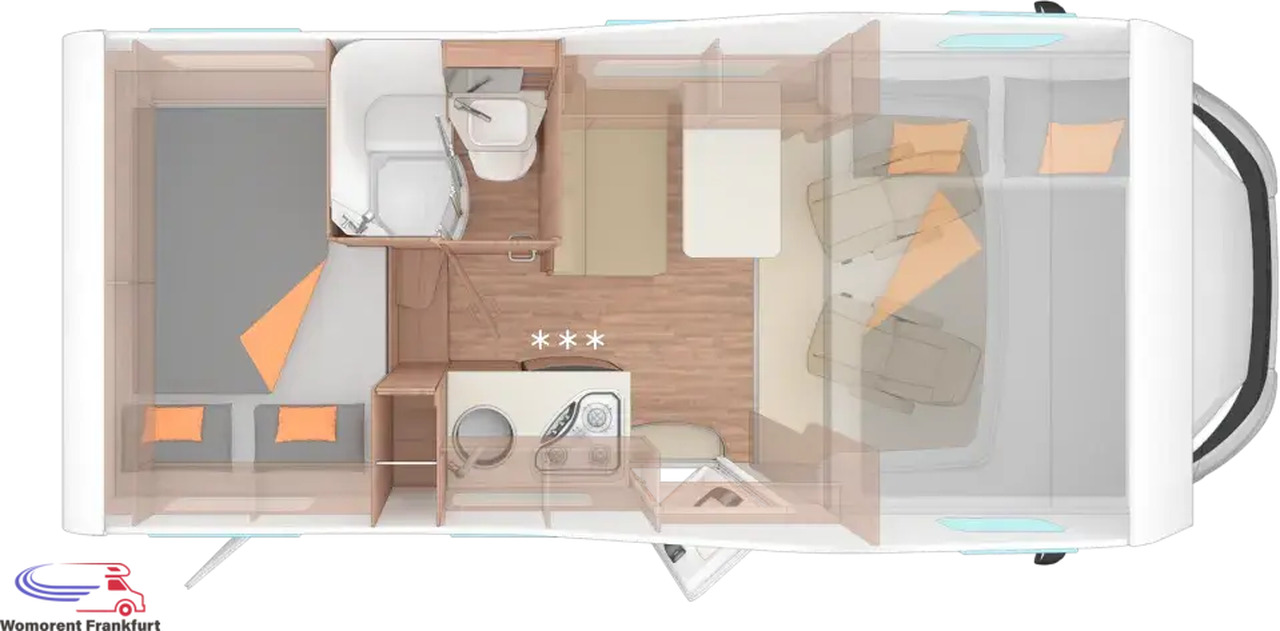 Wohnmobil Weinsberg CaraHome 550 MG - Xe cắm trại alkoven: hình 3 Wohnmobil Weinsberg CaraHome 550 MG - Xe cắm trại alkoven: hình 3