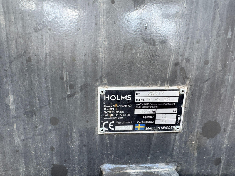 Holms sopskopa PL-2,15 - Đính kèm cho Máy móc xây dựng: hình 5 Holms sopskopa PL-2,15 - Đính kèm cho Máy móc xây dựng: hình 5