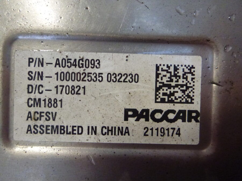PACCAR ACFSV - ECU: hình 2 PACCAR ACFSV - ECU: hình 2