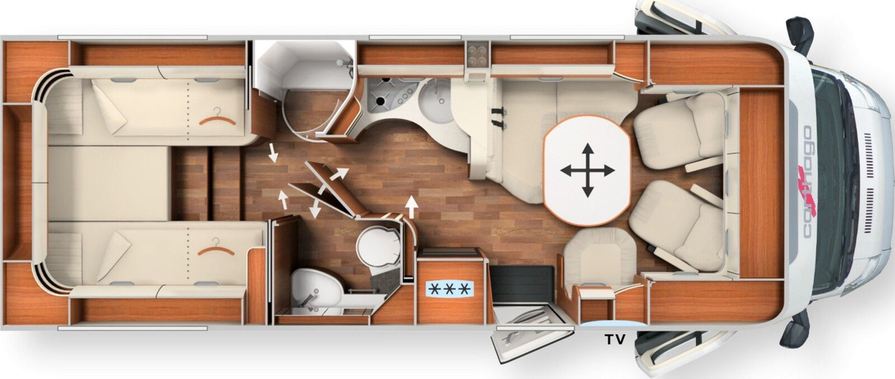 Carthago chic c-line T 4.9 LE 2025*MB*Skyview 22299 Rab - Xe cắm trại bán tích hợp: hình 2 Carthago chic c-line T 4.9 LE 2025*MB*Skyview 22299 Rab - Xe cắm trại bán tích hợp: hình 2