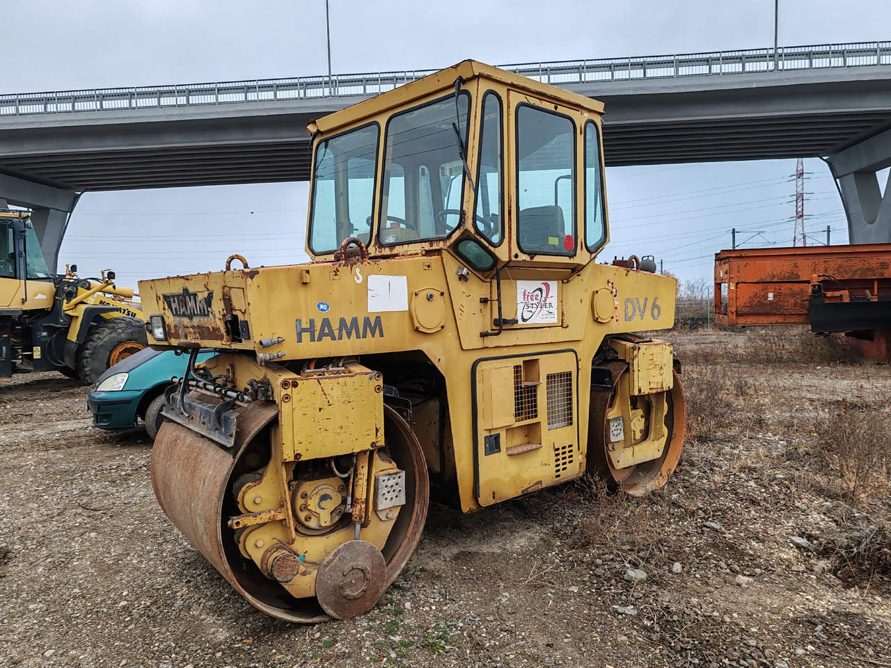 Hamm DV6 - Máy lăn đường: hình 3 Hamm DV6 - Máy lăn đường: hình 3