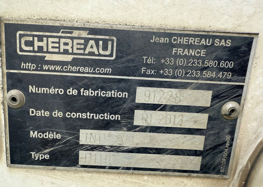 Chereau Inogam - Sơ mi rơ moóc đông lạnh: hình 5 Chereau Inogam - Sơ mi rơ moóc đông lạnh: hình 5