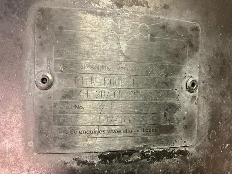 Alfa Romeo Laval LKH 20/165 - Máy nén khí: hình 5 Alfa Romeo Laval LKH 20/165 - Máy nén khí: hình 5