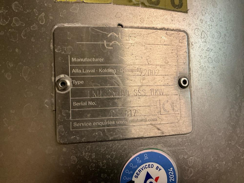 Alfa Romeo Laval LKH 25/190 - Máy nén khí: hình 5 Alfa Romeo Laval LKH 25/190 - Máy nén khí: hình 5