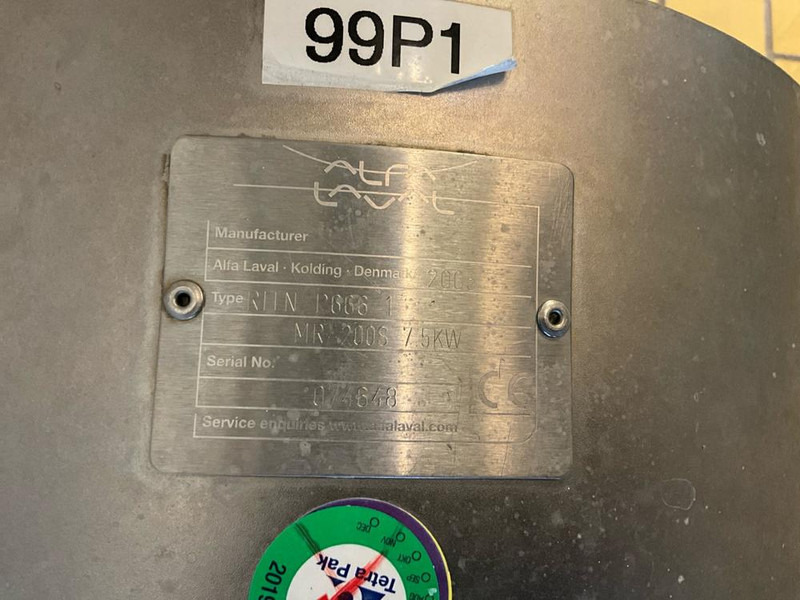 Alfa Romeo Laval MR 200S - Máy nén khí: hình 3 Alfa Romeo Laval MR 200S - Máy nén khí: hình 3