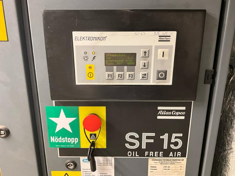 Atlas-Copco SF 15 - Máy nén khí: hình 4 Atlas-Copco SF 15 - Máy nén khí: hình 4