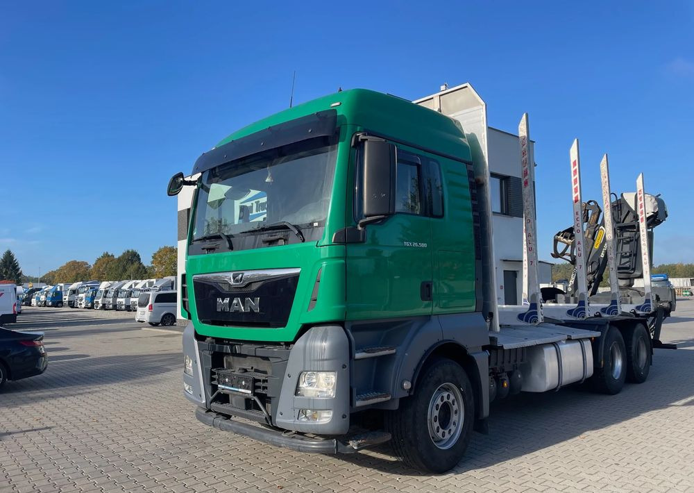 MAN TGX 26.500, 6x4, HDS EPSILOM M12Z, do transportu drewna. - Xe chở gỗ, Xe cẩu tự hành: hình 2 MAN TGX 26.500, 6x4, HDS EPSILOM M12Z, do transportu drewna. - Xe chở gỗ, Xe cẩu tự hành: hình 2