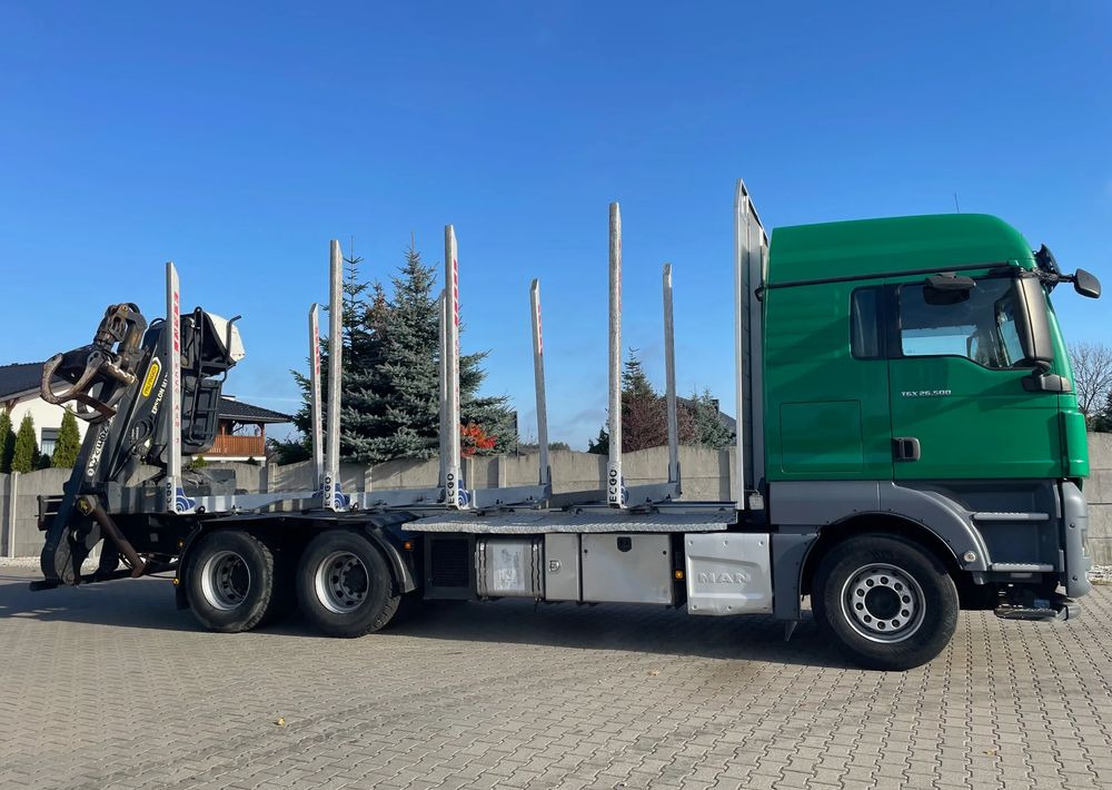 MAN TGX 26.500, 6x4, HDS EPSILOM M12Z, do transportu drewna. - Xe chở gỗ, Xe cẩu tự hành: hình 4 MAN TGX 26.500, 6x4, HDS EPSILOM M12Z, do transportu drewna. - Xe chở gỗ, Xe cẩu tự hành: hình 4