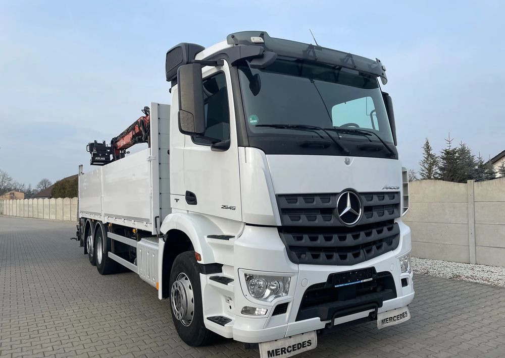 Mercedes-Benz Arocs 2545, HDS ATLAS 186.3 - PILOT - Xe tải thùng lửng/ Phẳng, Xe cẩu tự hành: hình 3 Mercedes-Benz Arocs 2545, HDS ATLAS 186.3 - PILOT - Xe tải thùng lửng/ Phẳng, Xe cẩu tự hành: hình 3