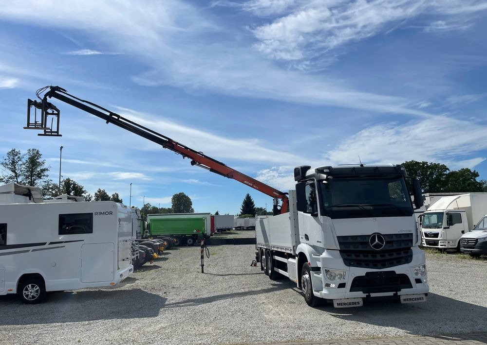 Mercedes-Benz Arocs 2545, HDS ATLAS 186.3 - PILOT - Xe tải thùng lửng/ Phẳng, Xe cẩu tự hành: hình 4 Mercedes-Benz Arocs 2545, HDS ATLAS 186.3 - PILOT - Xe tải thùng lửng/ Phẳng, Xe cẩu tự hành: hình 4