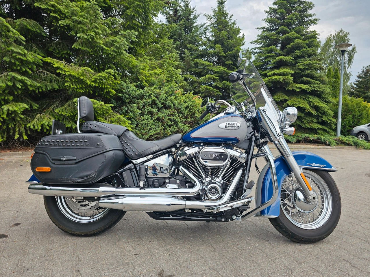 Harley-Davidson SOFTAIL Heritage Classic 114 nur 600km! Gepflegt - Xe máy: hình 5 Harley-Davidson SOFTAIL Heritage Classic 114 nur 600km! Gepflegt - Xe máy: hình 5