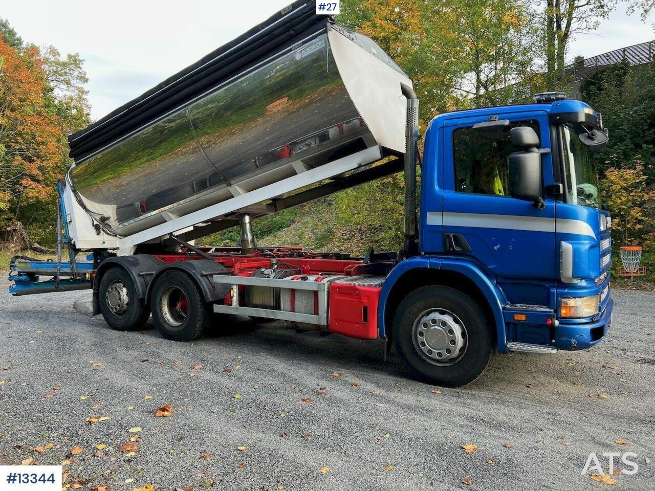 2002 Scania P94G asphalt sprider WATCH VIDEO - Máy phun nhựa đường: hình 1 2002 Scania P94G asphalt sprider WATCH VIDEO - Máy phun nhựa đường: hình 1