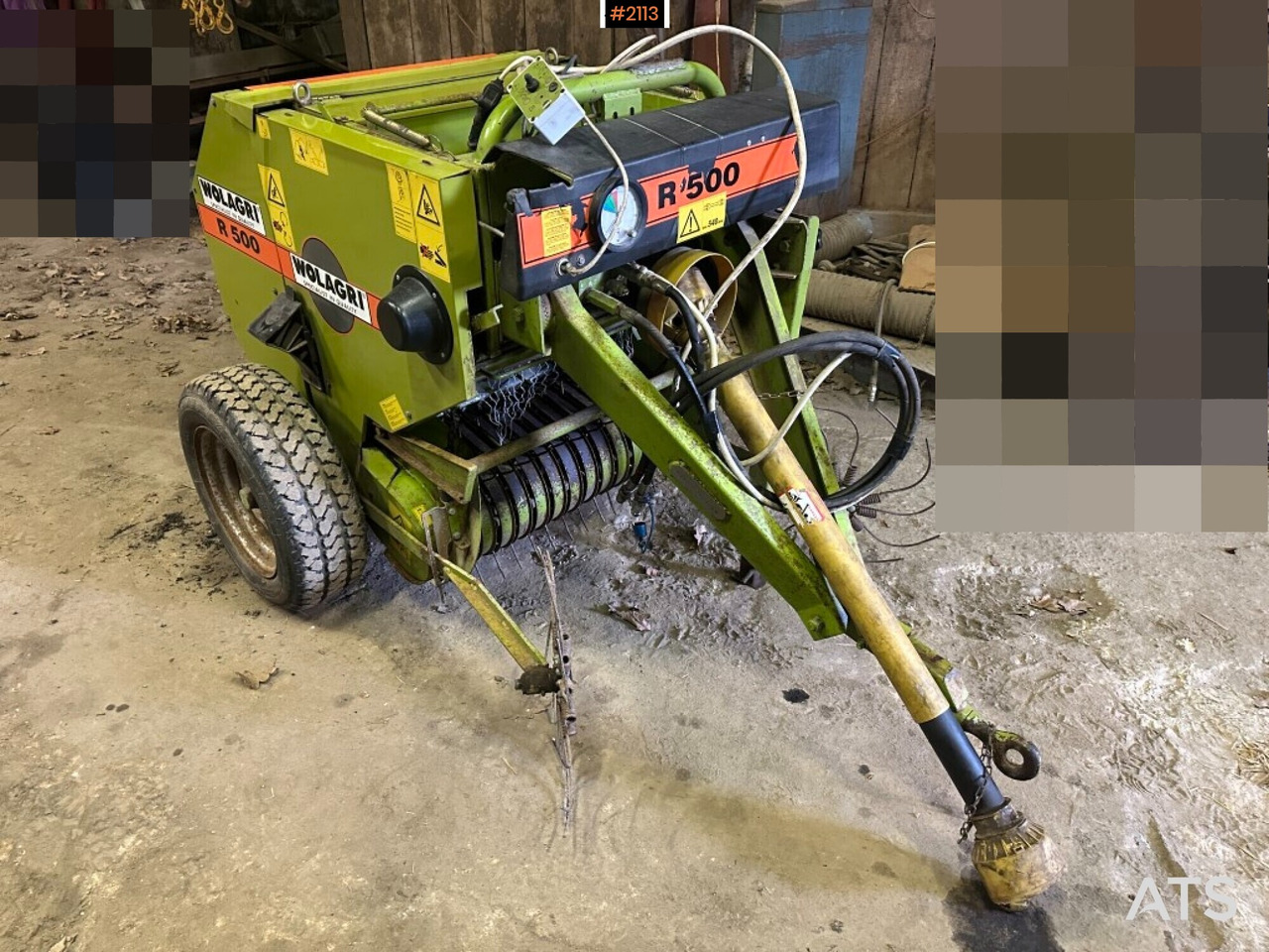 Mini baler Wolagri R500 with 2 separate wrappers - Trang thiết bị dàn trải: hình 1 Mini baler Wolagri R500 with 2 separate wrappers - Trang thiết bị dàn trải: hình 1