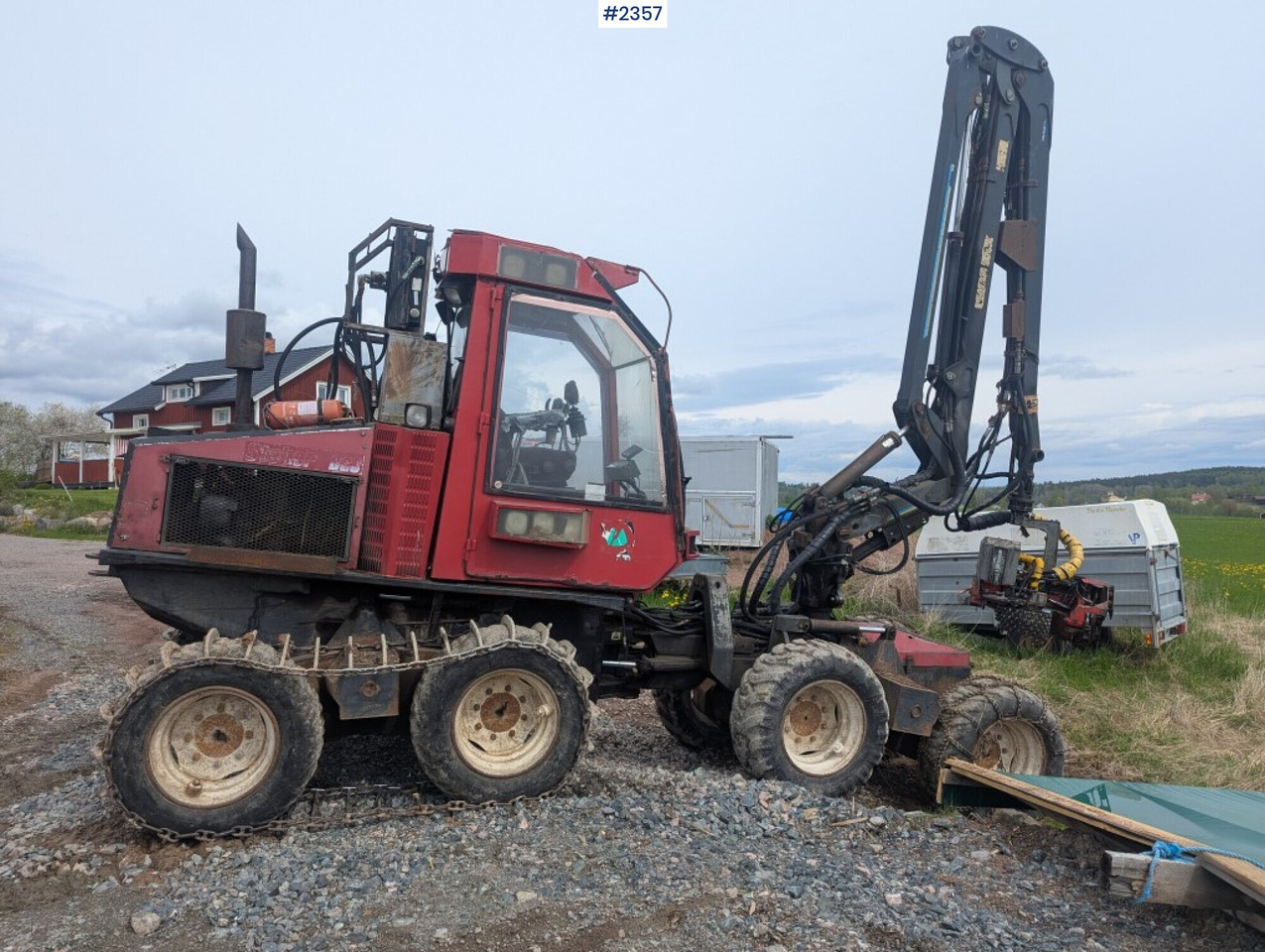 Thinning harvester, Steber BGS with Mowi crane - Máy gặt: hình 4 Thinning harvester, Steber BGS with Mowi crane - Máy gặt: hình 4