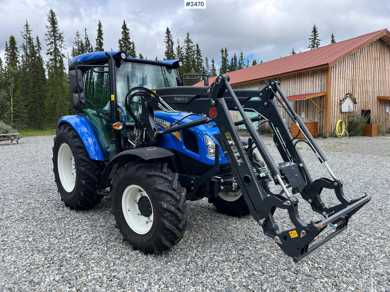 Tractor New Holland T4.75 S Stage V - Máy cày: hình 1 Tractor New Holland T4.75 S Stage V - Máy cày: hình 1