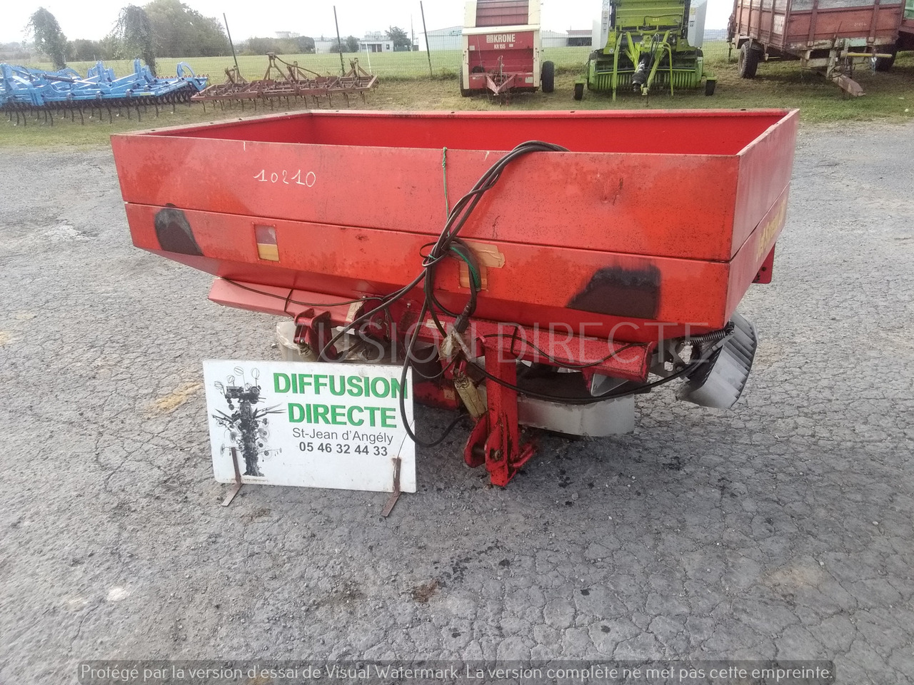 AGRAM DISTRIBUTEUR D'ENGRAIS JET SPREAD 281 - Máy rải phân bón: hình 1 AGRAM DISTRIBUTEUR D'ENGRAIS JET SPREAD 281 - Máy rải phân bón: hình 1