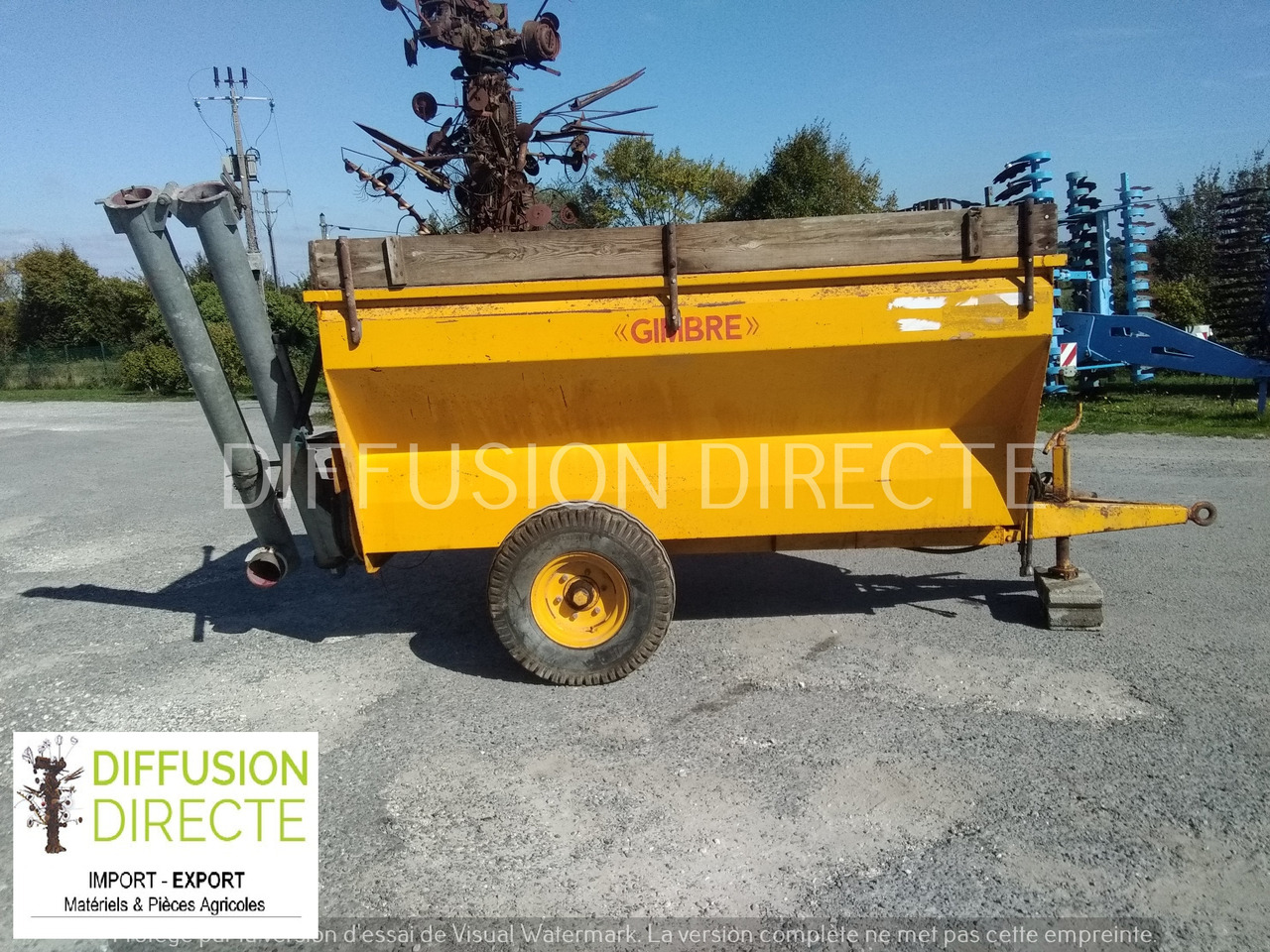 GIMBRE TOMBEREAU 4000 - Rơ moóc ben: hình 1 GIMBRE TOMBEREAU 4000 - Rơ moóc ben: hình 1