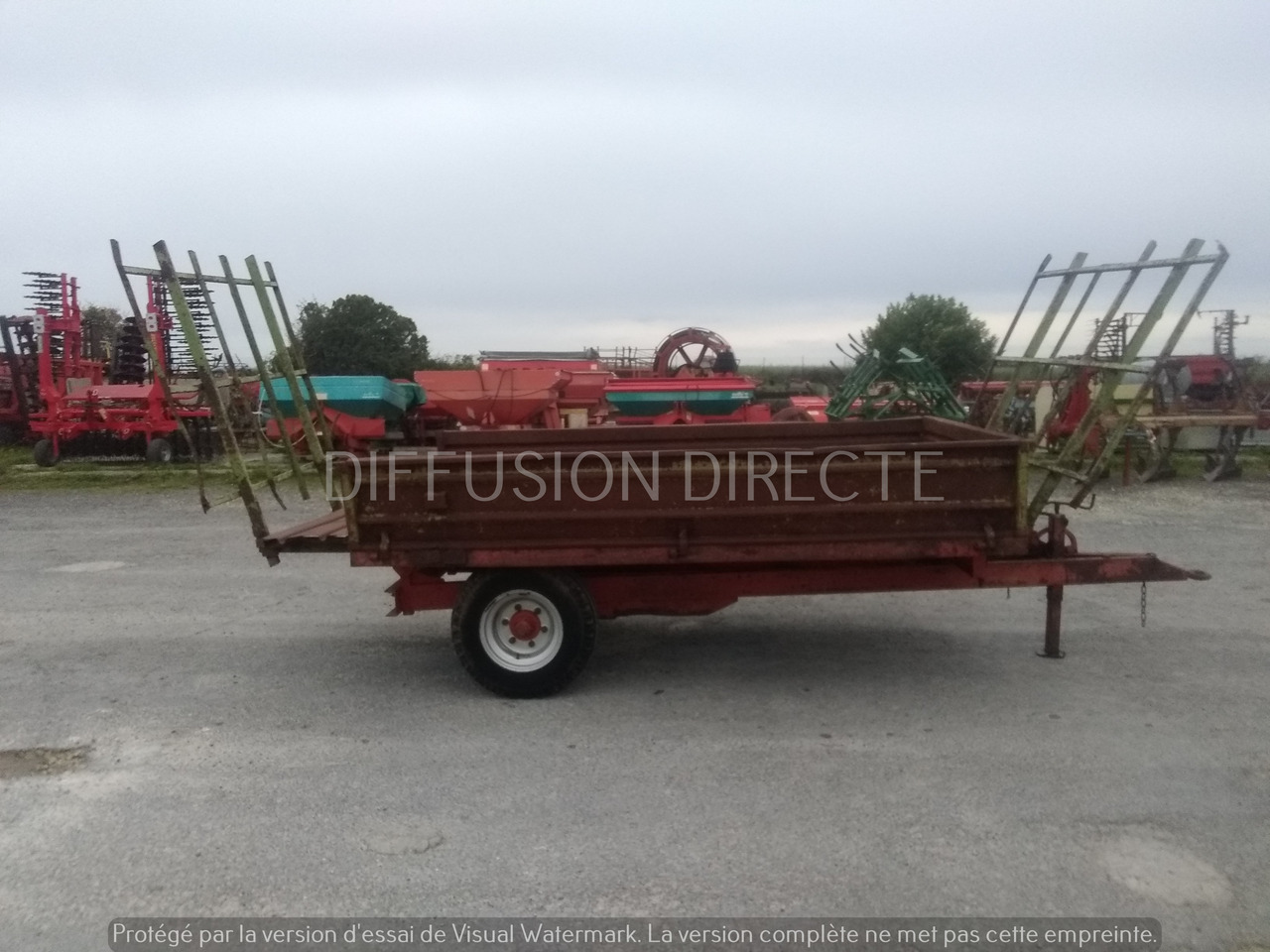 GRUAU REMORQUE AGRICOLE G 400 - Toa kéo nền bục trang trại: hình 4 GRUAU REMORQUE AGRICOLE G 400 - Toa kéo nền bục trang trại: hình 4