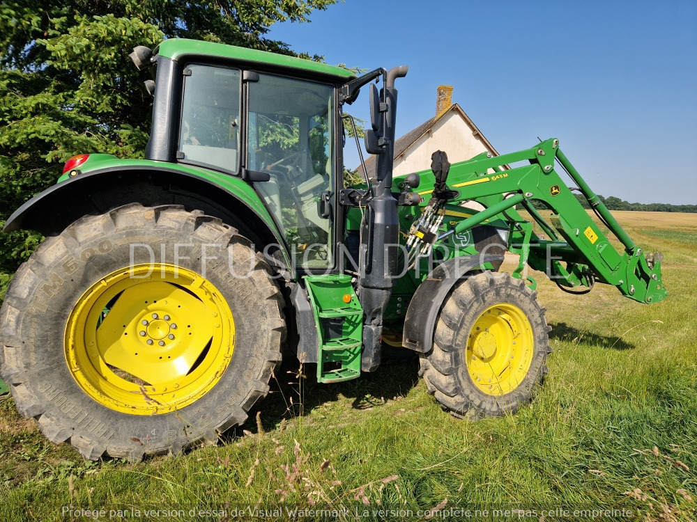 JOHN DEERE TRACTEUR AGRICOLE 6110M - Máy cày: hình 2 JOHN DEERE TRACTEUR AGRICOLE 6110M - Máy cày: hình 2