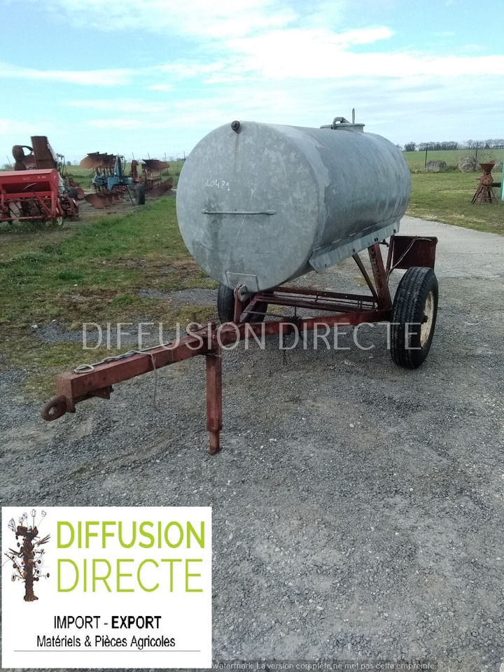 TONNE A EAU 1500 - Rơ moóc bồn: hình 1 TONNE A EAU 1500 - Rơ moóc bồn: hình 1
