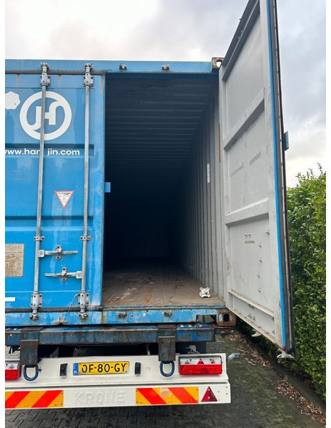 Xe chở container/ Rơ moóc hoán đổi thân Krone container chassis 40 voets container: hình 20