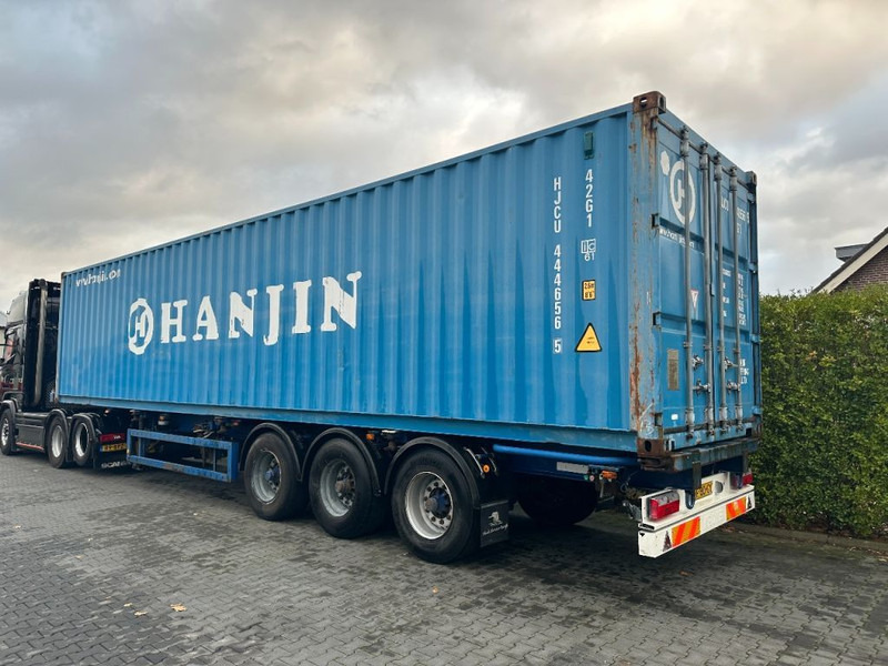 Xe chở container/ Rơ moóc hoán đổi thân Krone container chassis 40 voets container: hình 8