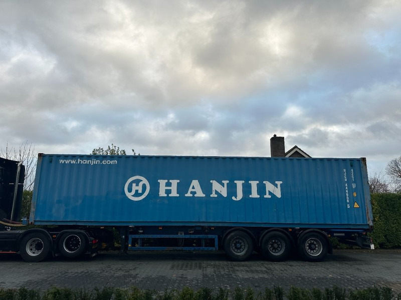 Xe chở container/ Rơ moóc hoán đổi thân Krone container chassis 40 voets container: hình 7