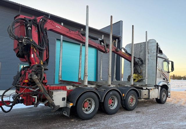 Mercedes-BenzArocs 8x4 Nosturilla! - Xe chở gỗ, Xe cẩu tự hành: hình 5 Mercedes-BenzArocs 8x4 Nosturilla! - Xe chở gỗ, Xe cẩu tự hành: hình 5