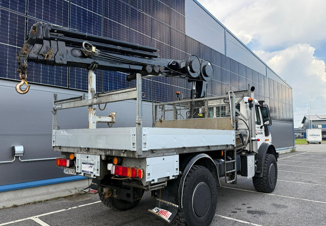 Mercedes-BenzUnimog U5000 + Hiab 099 E-4 - Xe tải thùng lửng/ Phẳng, Xe cẩu tự hành: hình 5 Mercedes-BenzUnimog U5000 + Hiab 099 E-4 - Xe tải thùng lửng/ Phẳng, Xe cẩu tự hành: hình 5