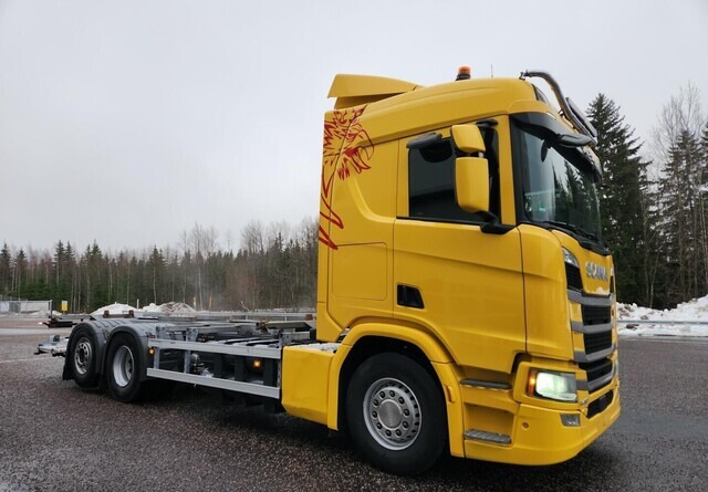 Scania R410 CNG / CBG 6x2 - Xe chở container/ Xe tải hoán đổi thân: hình 5 Scania R410 CNG / CBG 6x2 - Xe chở container/ Xe tải hoán đổi thân: hình 5