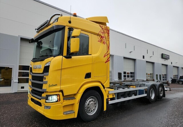 ScaniaR410 CNG / CBG 6x2 - Xe chở container/ Xe tải hoán đổi thân: hình 1 ScaniaR410 CNG / CBG 6x2 - Xe chở container/ Xe tải hoán đổi thân: hình 1