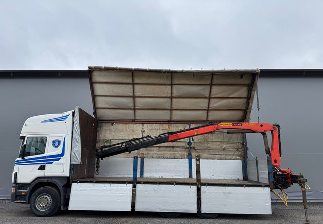 ScaniaScania 144G 6x2 - Xe tải hộp, Xe cẩu tự hành: hình 1 ScaniaScania 144G 6x2 - Xe tải hộp, Xe cẩu tự hành: hình 1