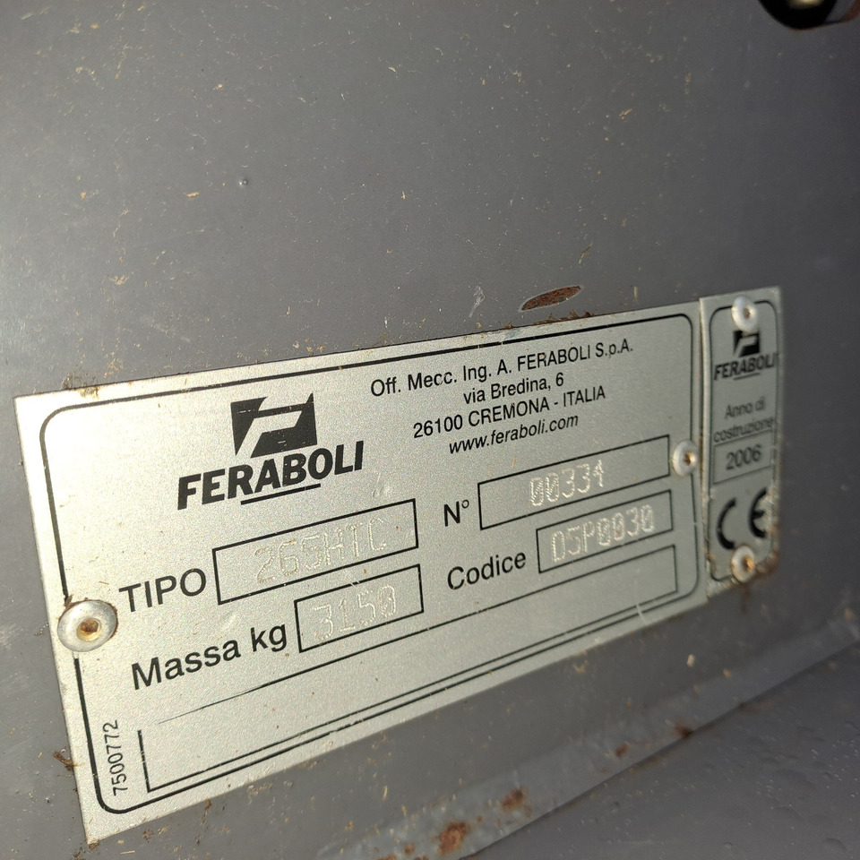 ROTOPRESSA FERABOLI 265 HTC - Máy đóng kiện tròn: hình 5 ROTOPRESSA FERABOLI 265 HTC - Máy đóng kiện tròn: hình 5