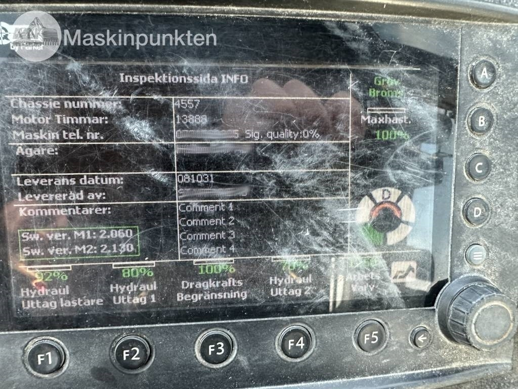 Máy xúc trước múc sau Huddig 1260 B: hình 22