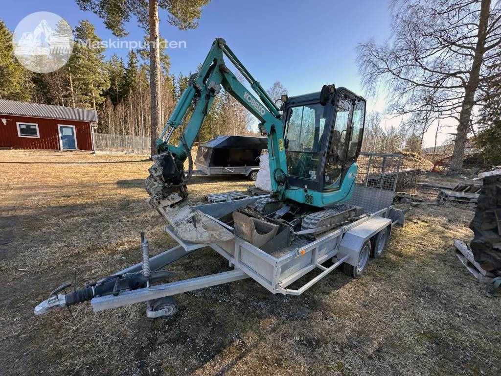 Kobelco SK 18 Med vagn! - Máy xúc mini: hình 2 Kobelco SK 18 Med vagn! - Máy xúc mini: hình 2