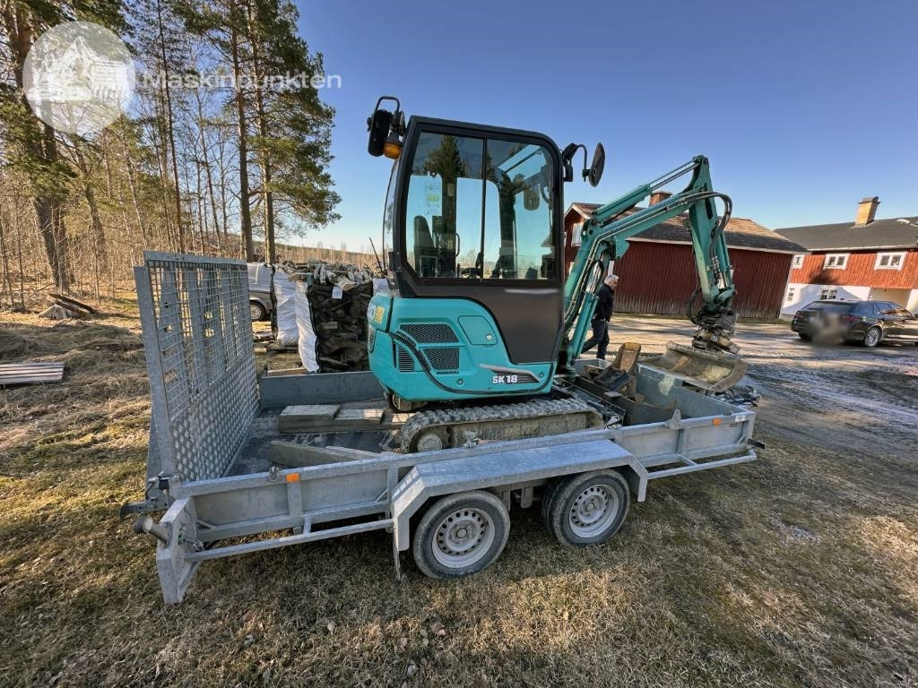 Kobelco SK 18 Med vagn! - Máy xúc mini: hình 5 Kobelco SK 18 Med vagn! - Máy xúc mini: hình 5